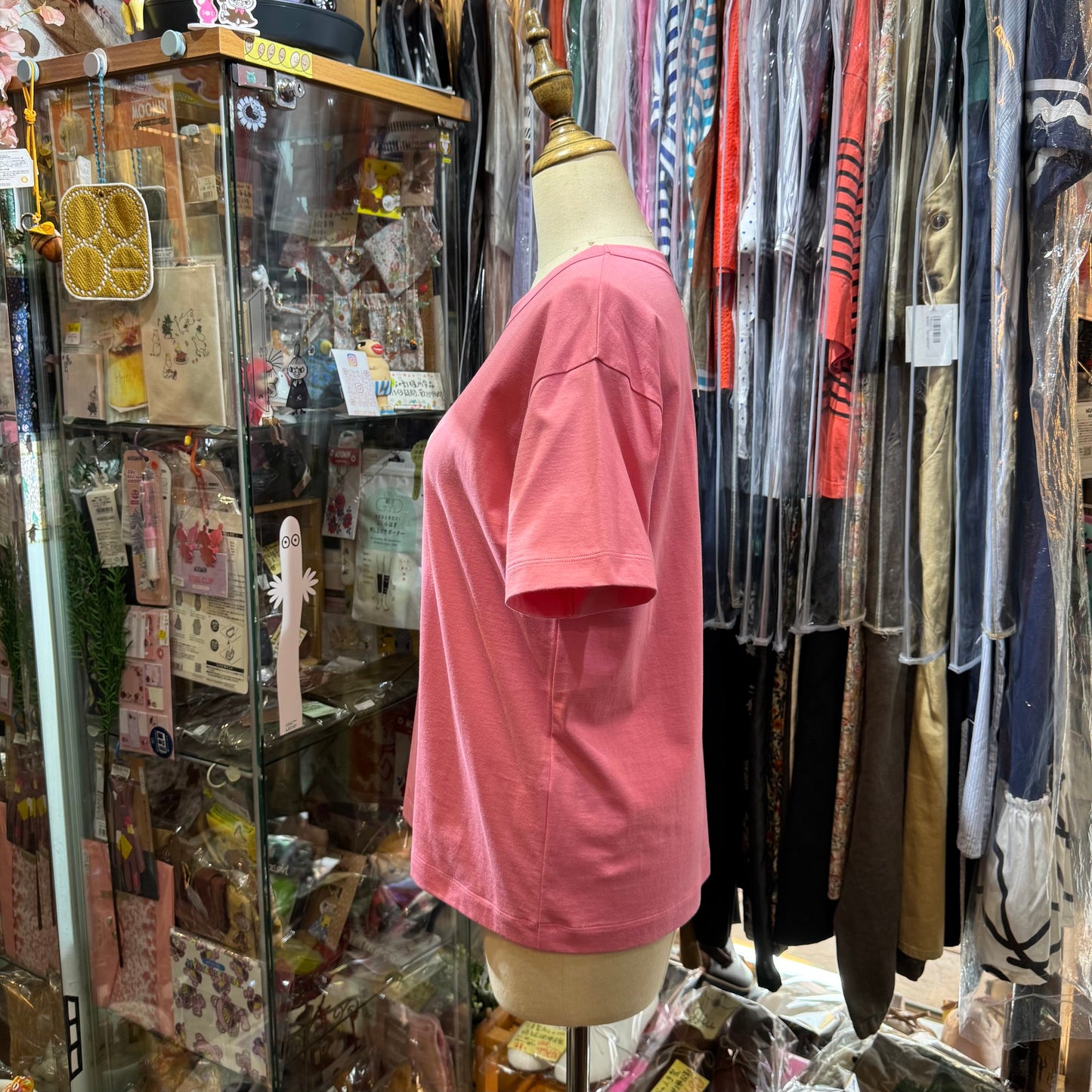 Nouvelles du Paradis Mer Pink T-shirt, made in Japan