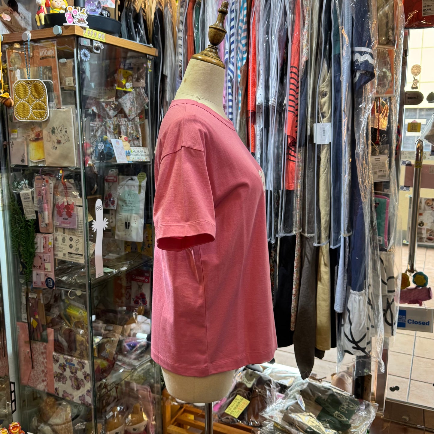 Nouvelles du Paradis Mer Pink T-shirt, made in Japan