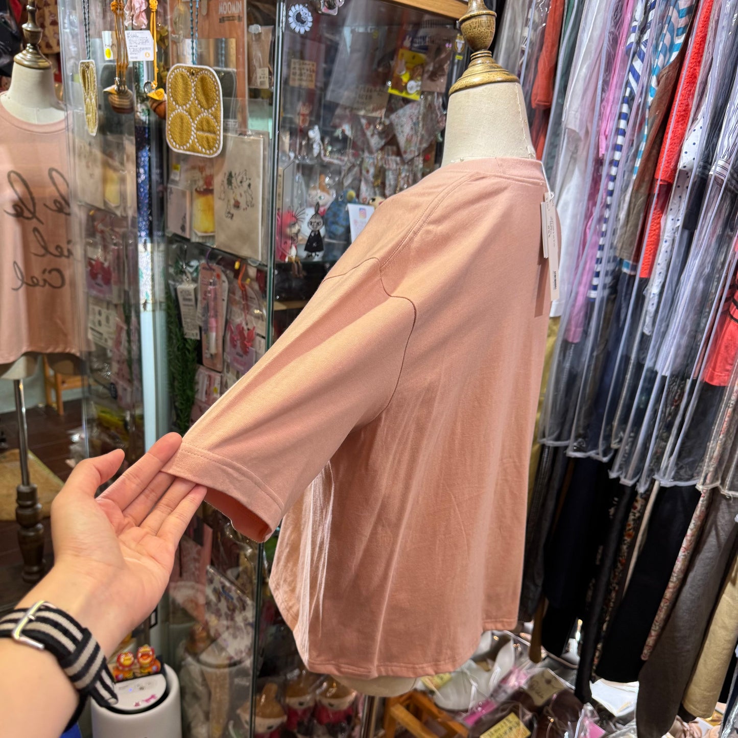 Sale- Ichi le ciel Pink T-shirt, made in Vietnam