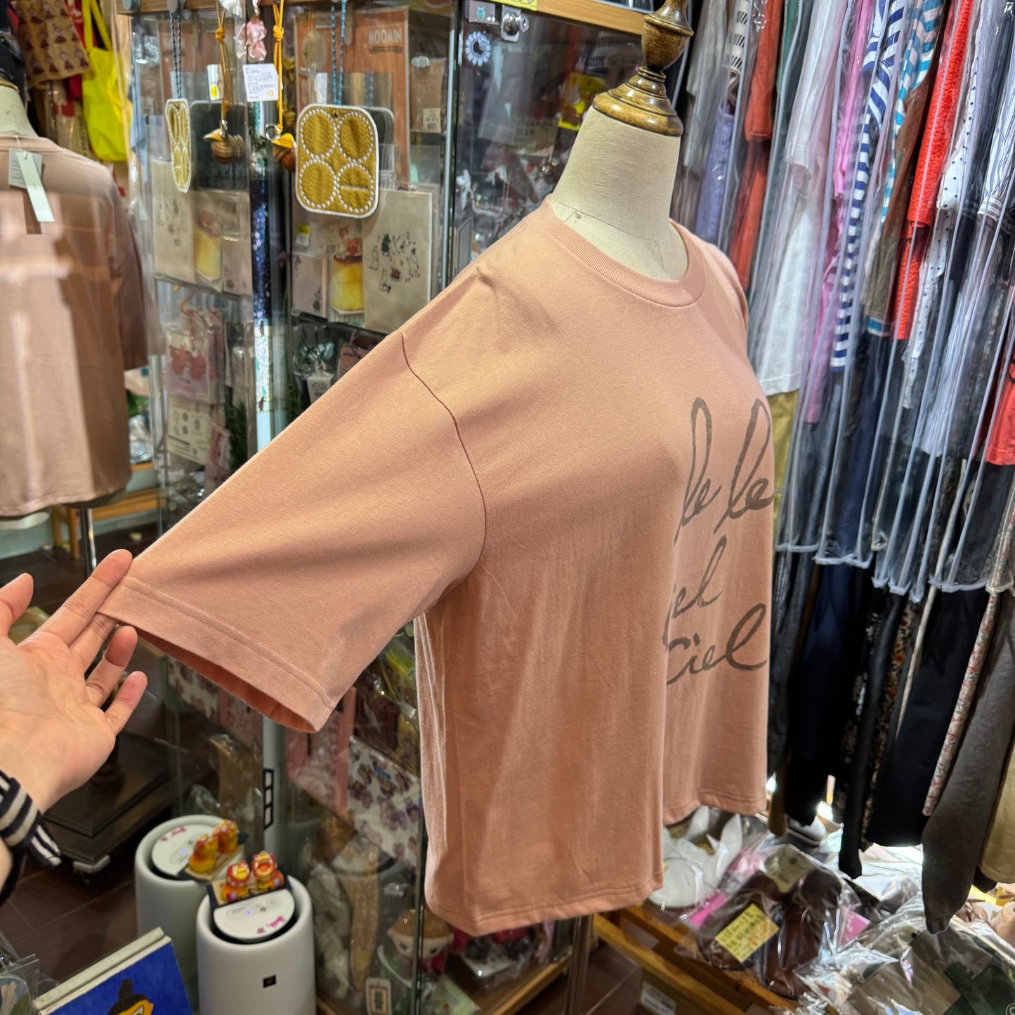 Sale- Ichi le ciel Pink T-shirt, made in Vietnam