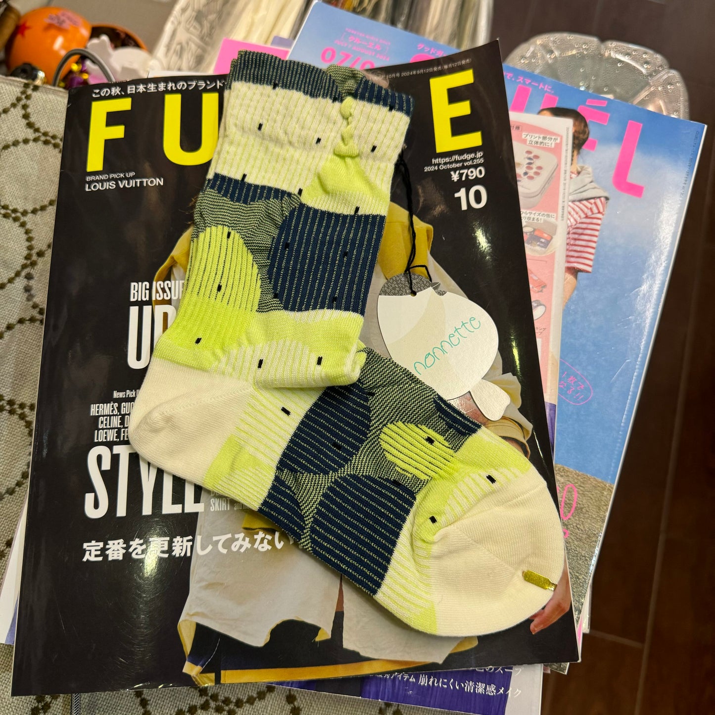 Nonnette Planet Socks, 3 Colors, made in Japan (#344)