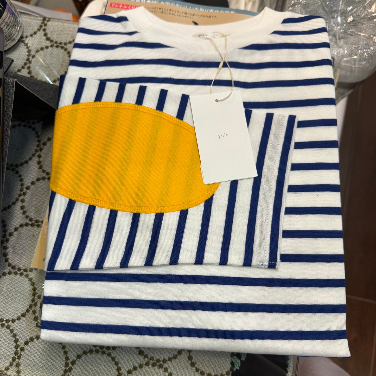 Sale- Ynir Striped T-shirt, 3 Colors, made in Japan