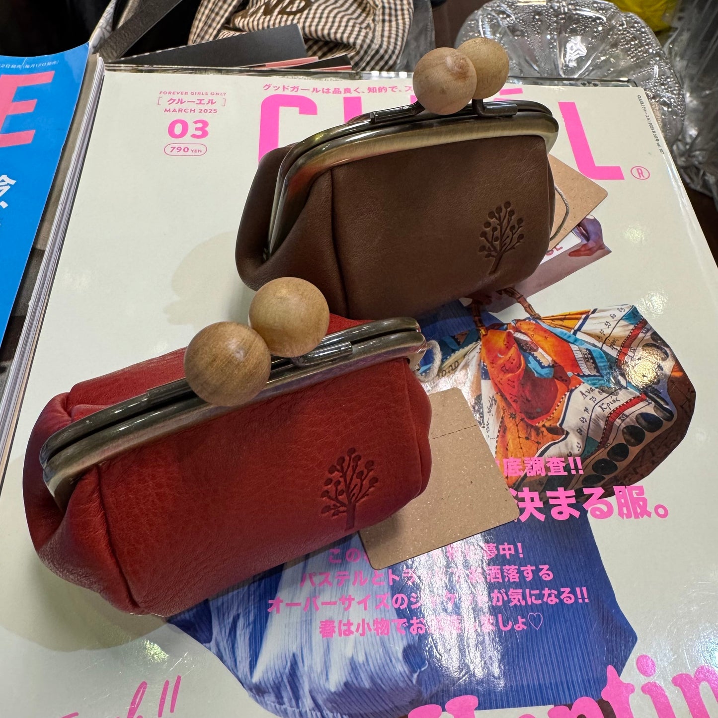 Kanmi Leather Coins Purse , 2 Colors, made in Japan