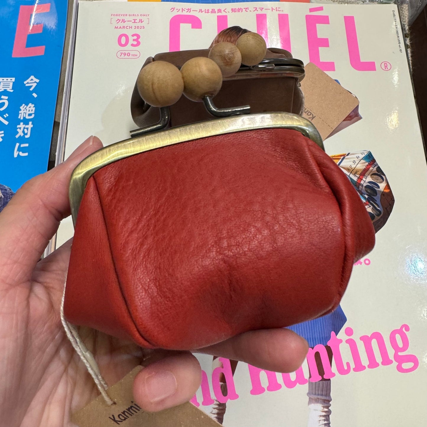 Kanmi Leather Coins Purse , 2 Colors, made in Japan