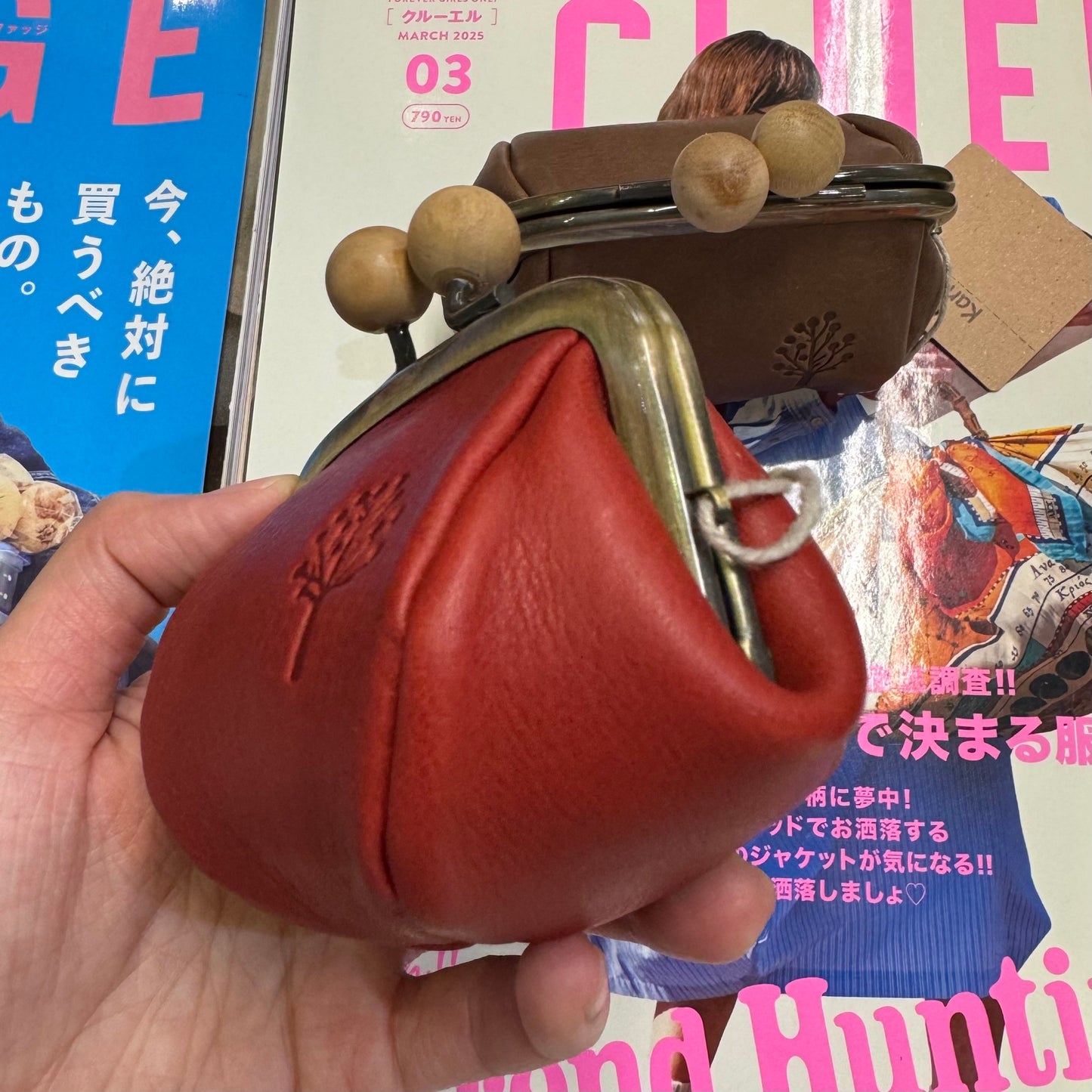 Kanmi Leather Coins Purse , 2 Colors, made in Japan