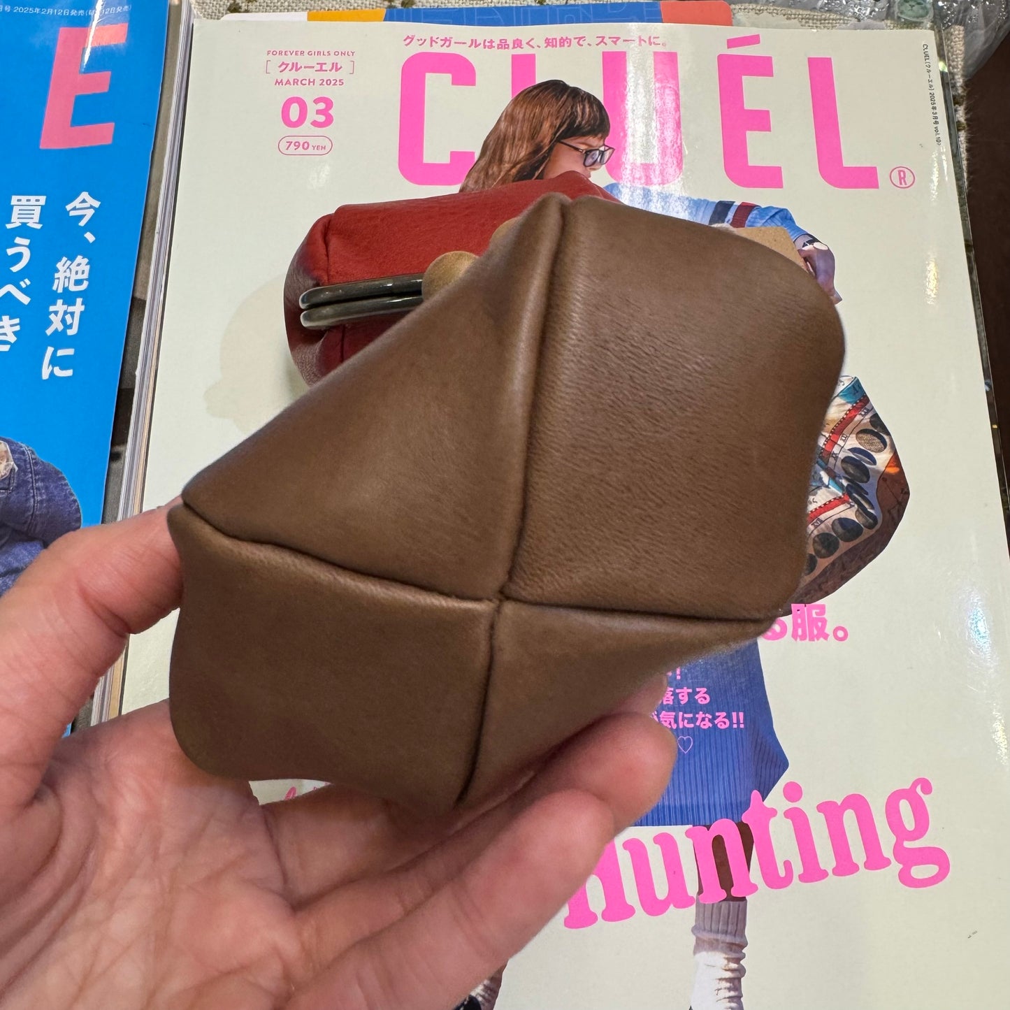 Kanmi Leather Coins Purse , 2 Colors, made in Japan