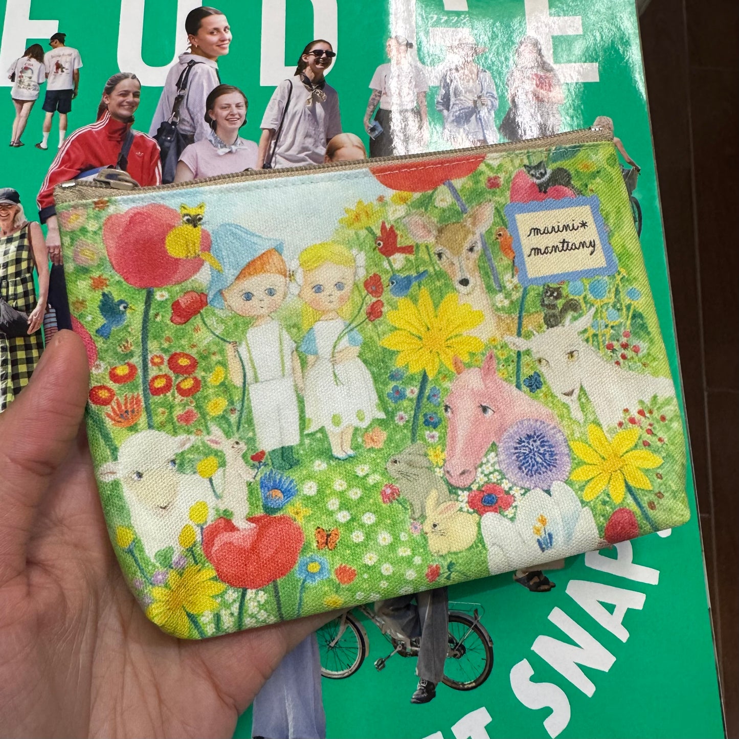 Marini Montrany Boy and Girl Cotton Pounch, made in Japan