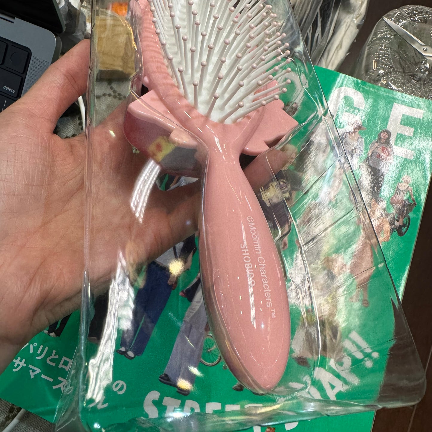 SHOBIDO Little My Pink Hair Brush