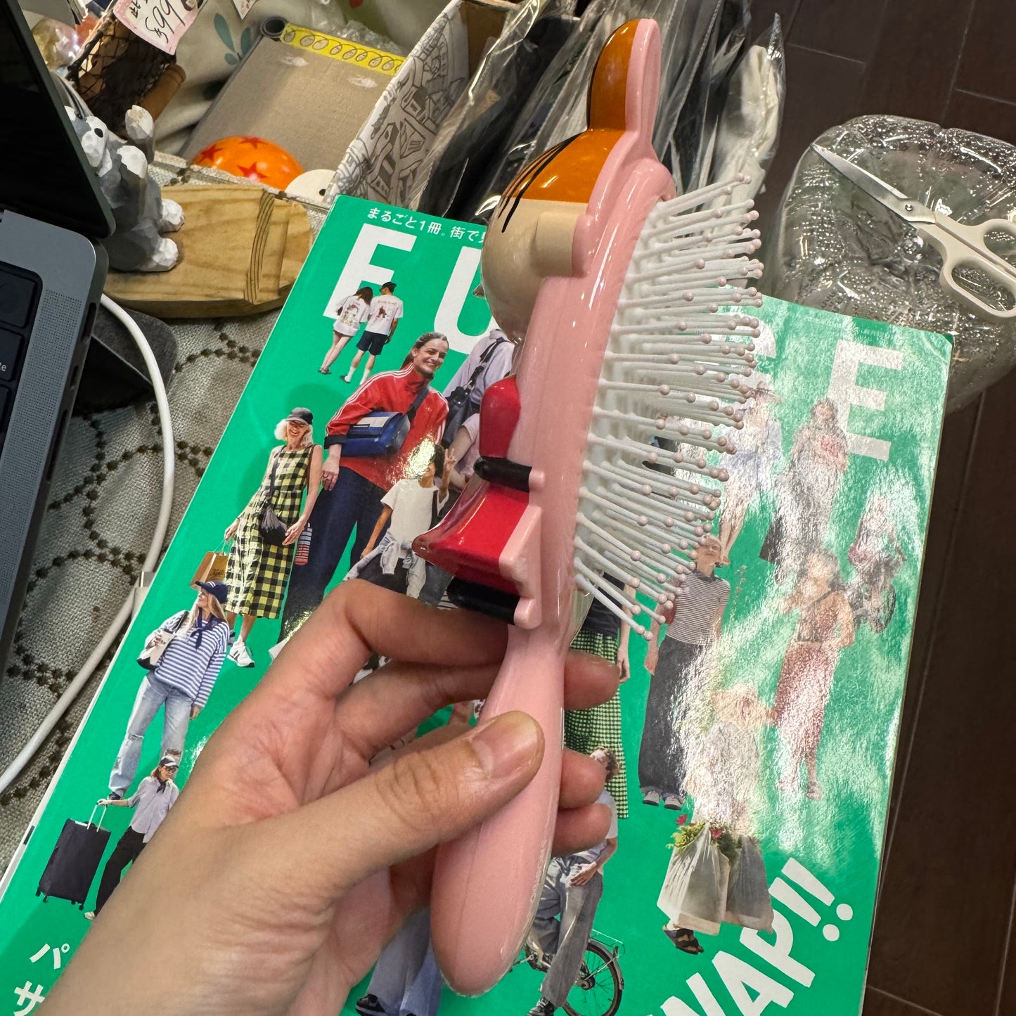 SHOBIDO Little My Pink Hair Brush