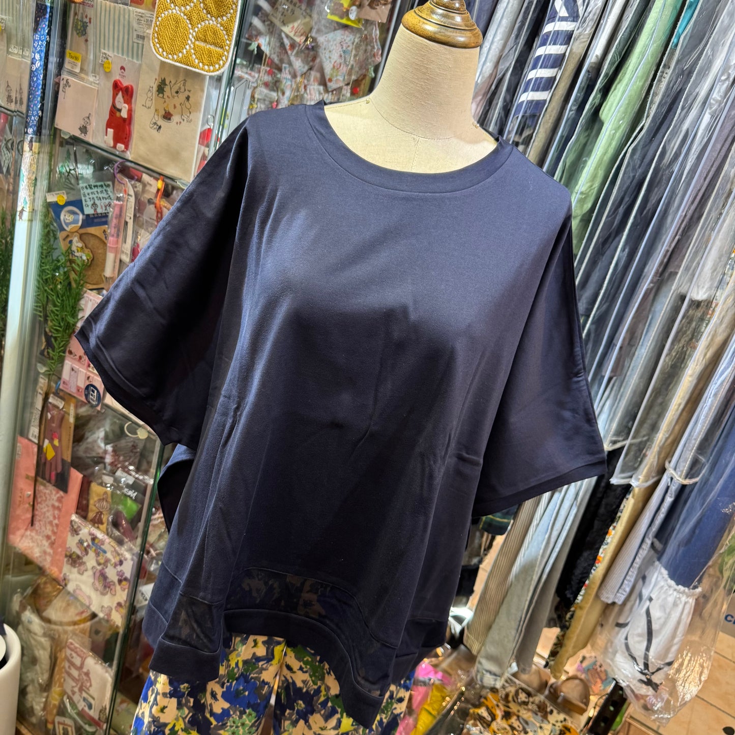 Mizuiro Ind Cotton Top, 2 Colors, made in Japan