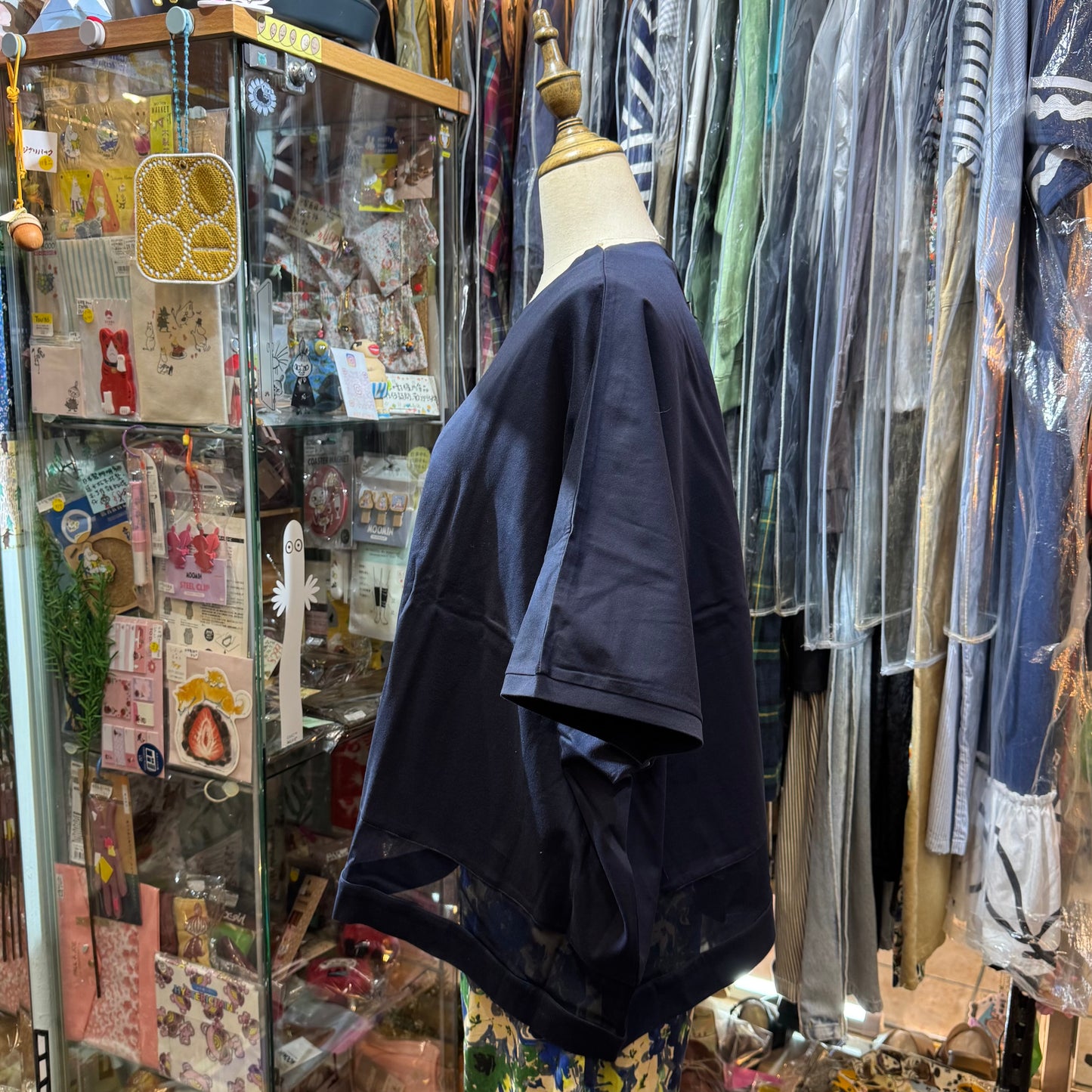 Mizuiro Ind Cotton Top, 2 Colors, made in Japan