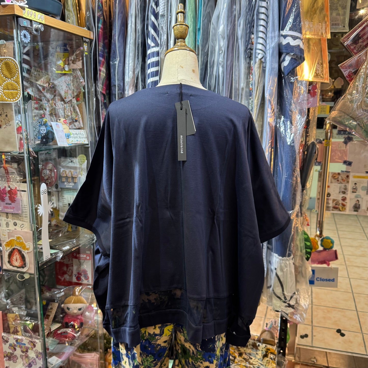 Mizuiro Ind Cotton Top, 2 Colors, made in Japan