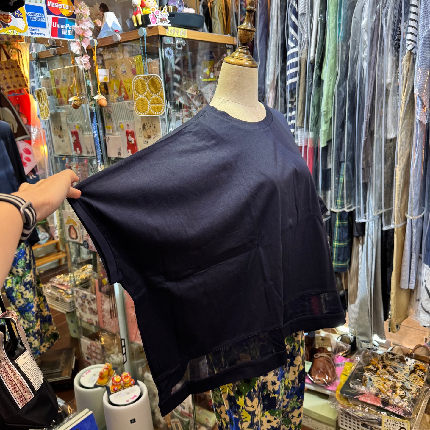 Mizuiro Ind Cotton Top, 2 Colors, made in Japan