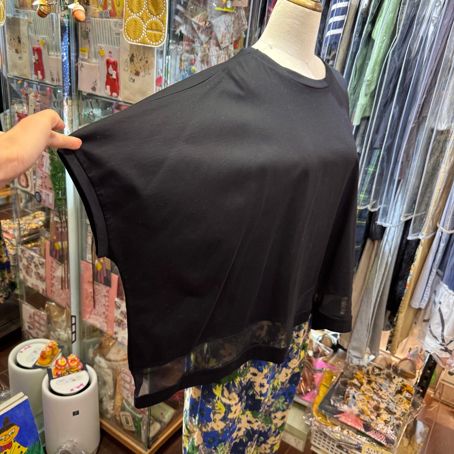 Mizuiro Ind Cotton Top, 2 Colors, made in Japan