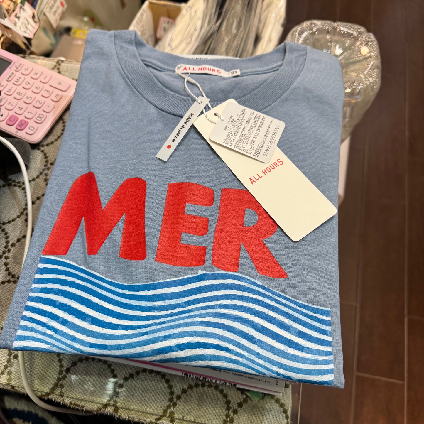 All Hours MER T-shirt, 3 Colors, made in Japan
