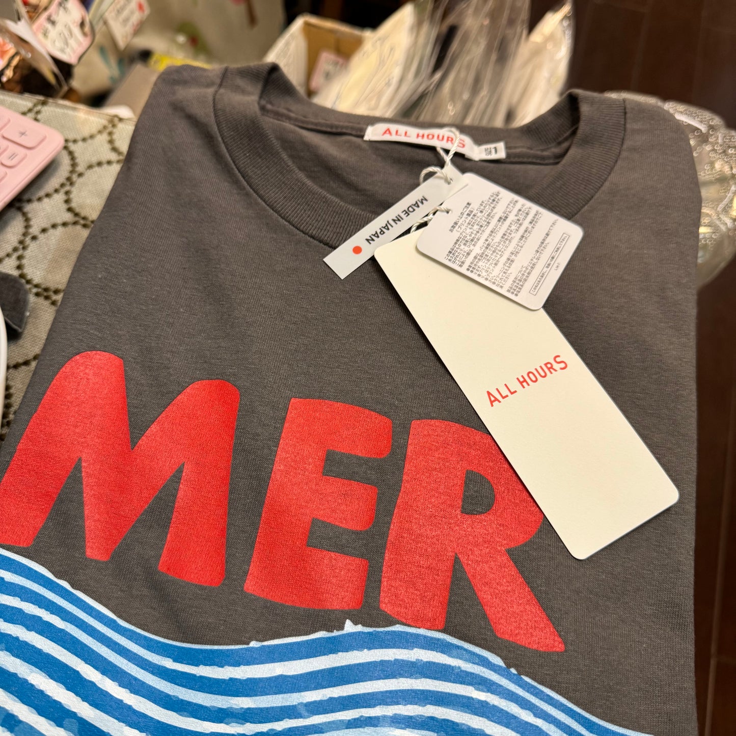 All Hours MER T-shirt, 3 Colors, made in Japan