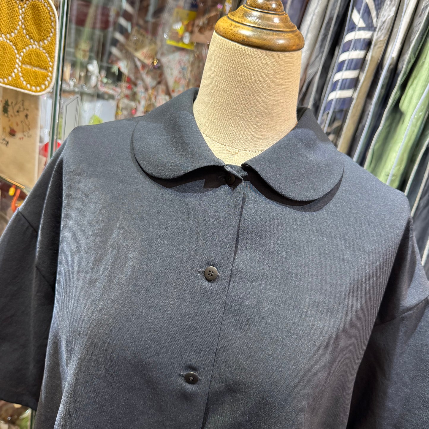 Fig London Around Collar Shirt, 2 Colors, made in Japan