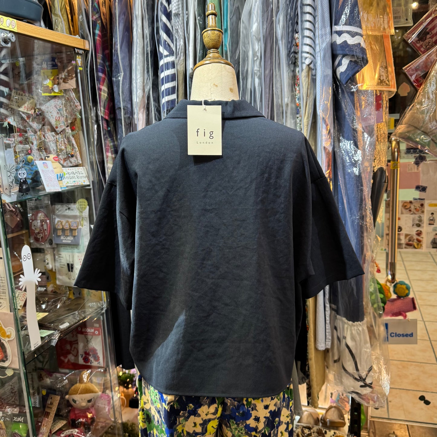 Fig London Around Collar Shirt, 2 Colors, made in Japan