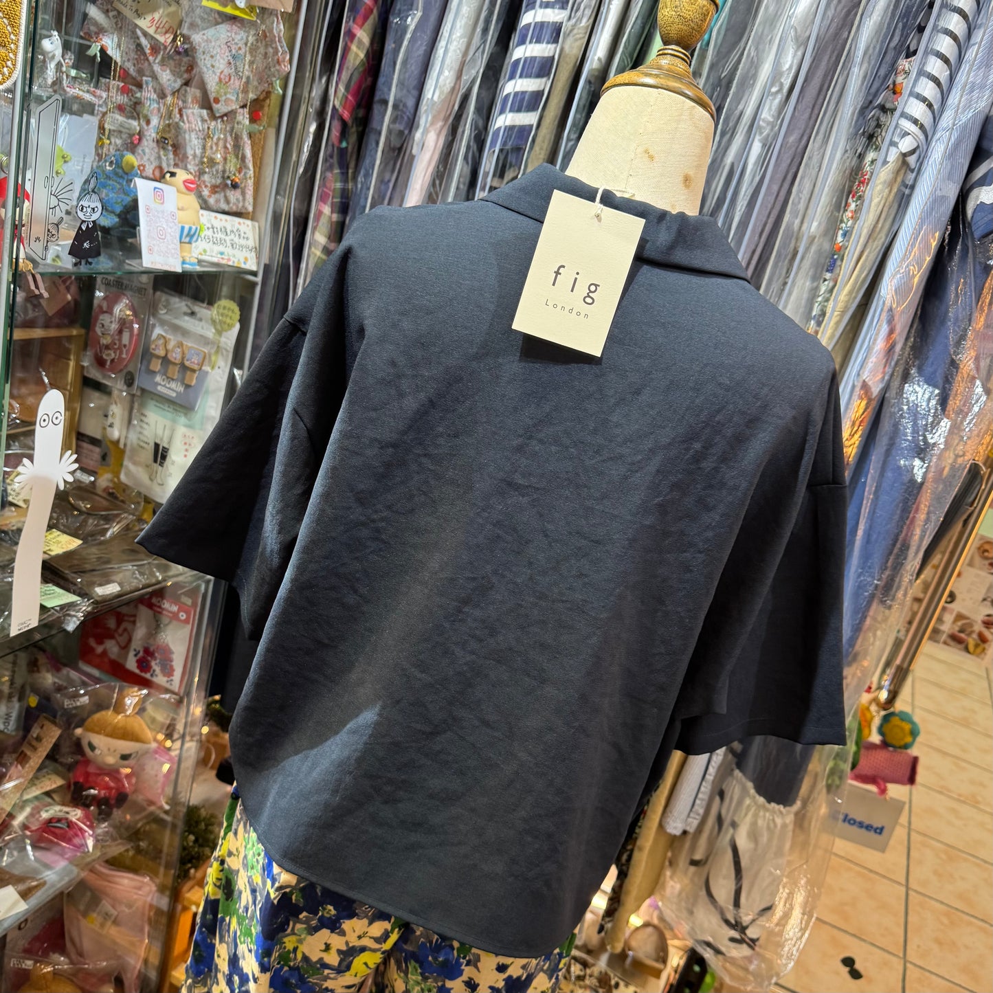 Fig London Around Collar Shirt, 2 Colors, made in Japan
