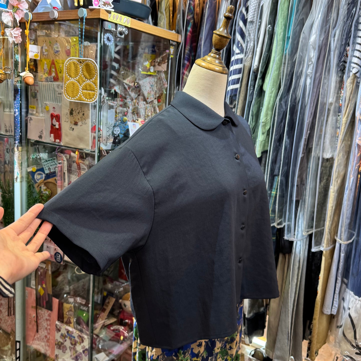 Fig London Around Collar Shirt, 2 Colors, made in Japan