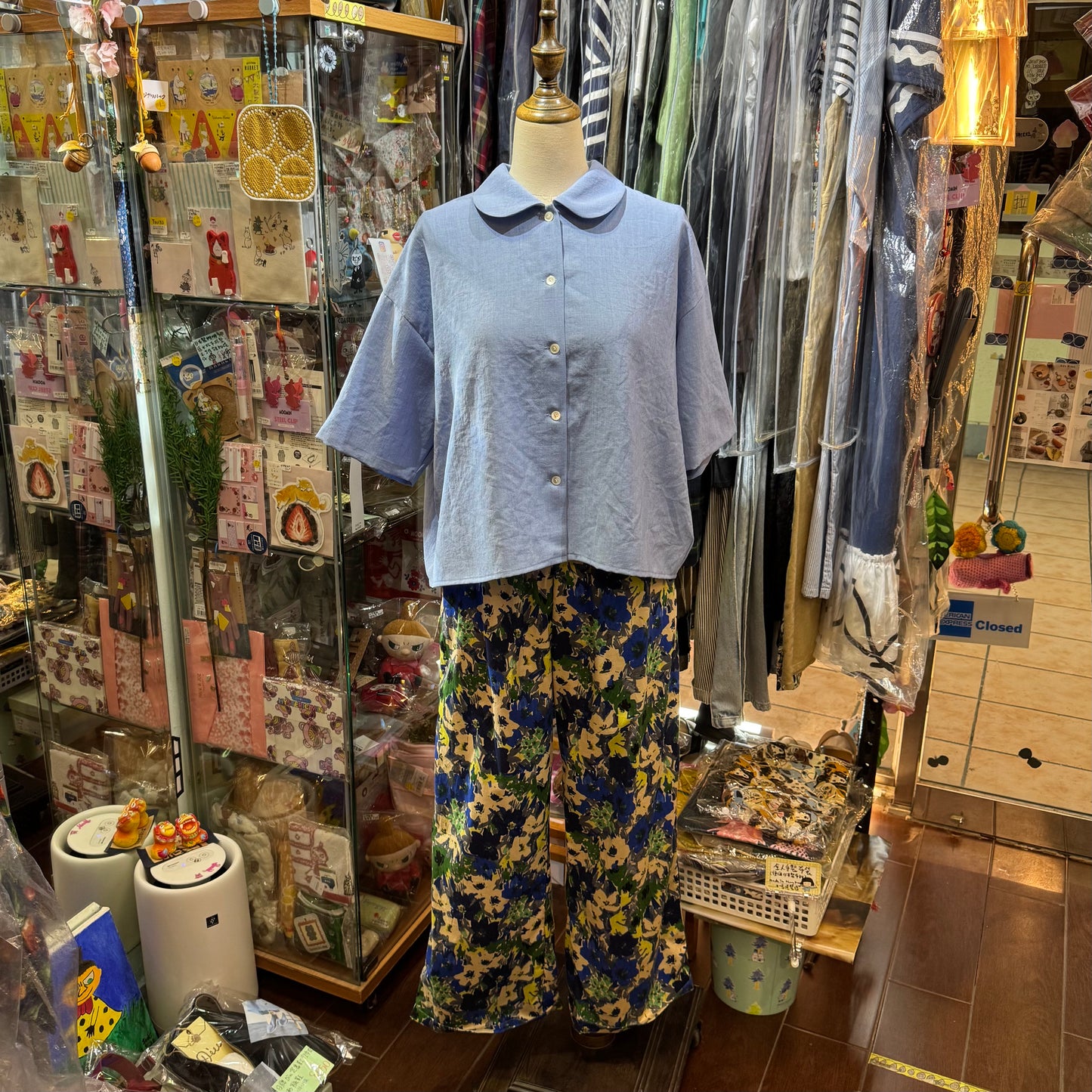 Fig London Around Collar Shirt, 2 Colors, made in Japan