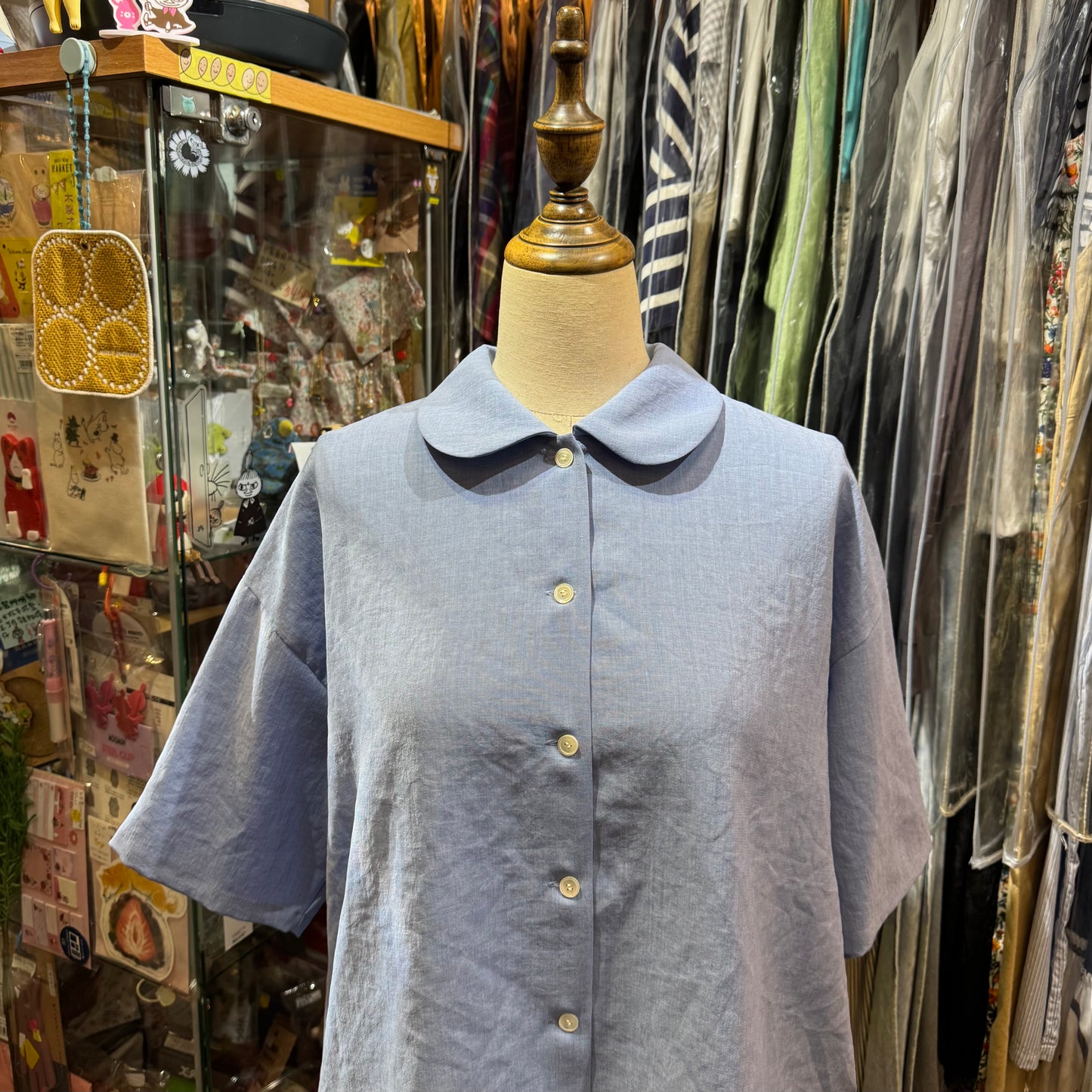 Fig London Around Collar Shirt, 2 Colors, made in Japan