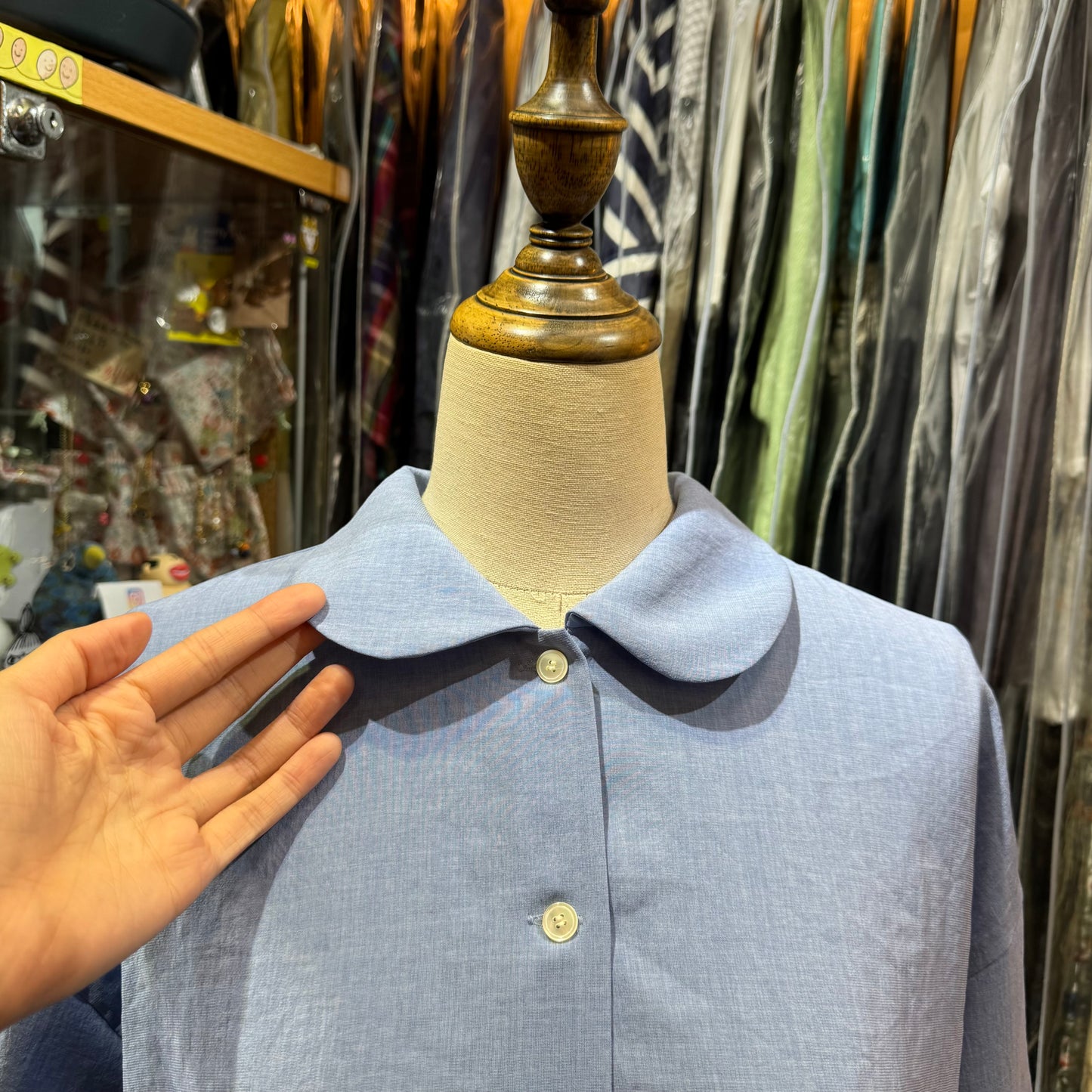 Fig London Around Collar Shirt, 2 Colors, made in Japan