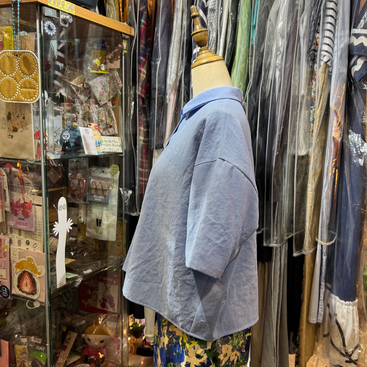 Fig London Around Collar Shirt, 2 Colors, made in Japan