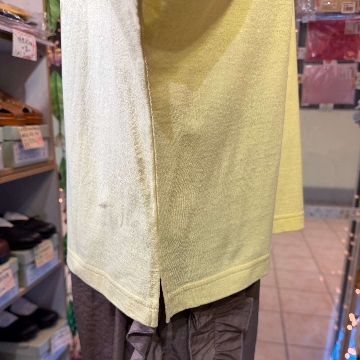 Vent d Ouest Yellow T-shirt, made in Japan
