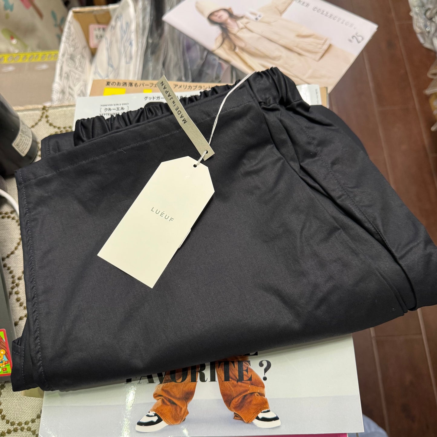 Lueuf Cropped Pants, 2 Colors, made in Japan
