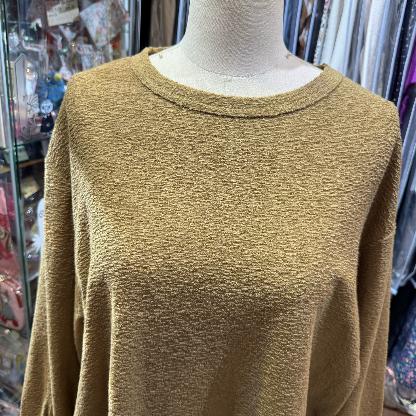 EXTRA20- Doux bleu Brown Sweater, made in Japan