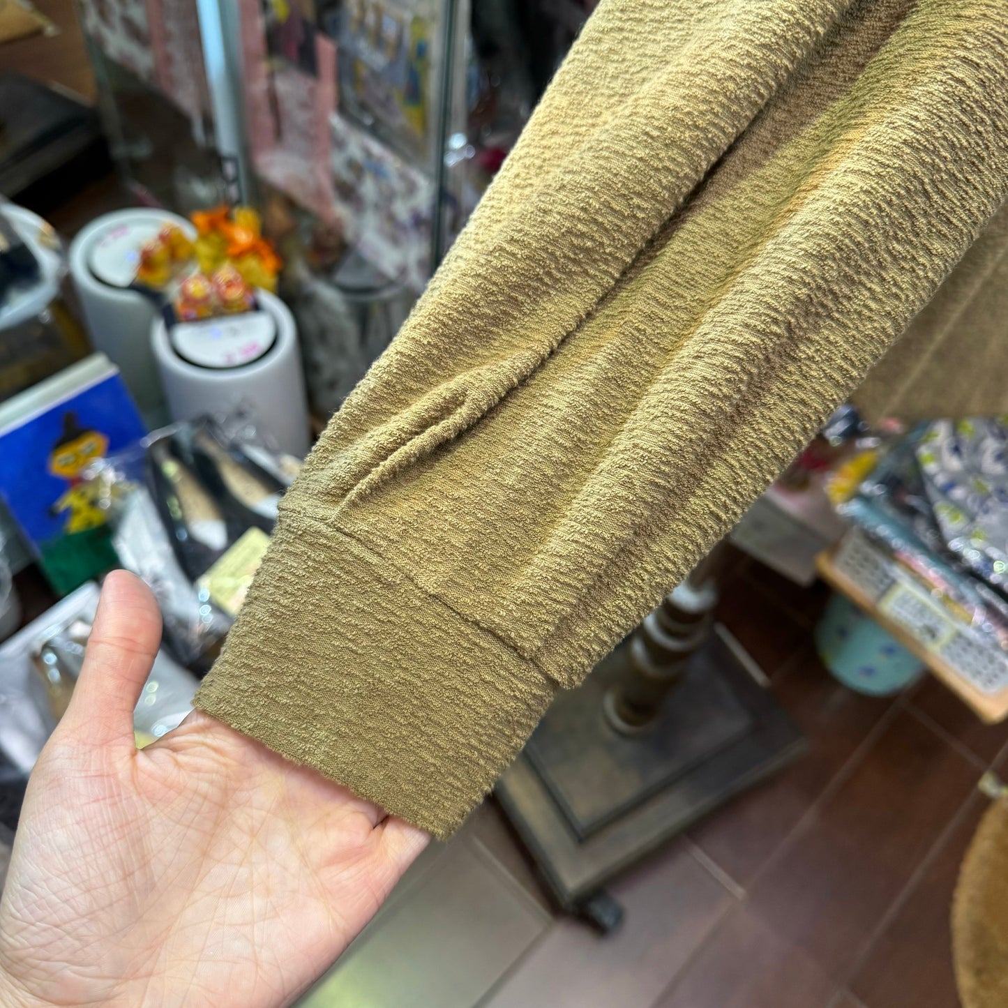 EXTRA20- Doux bleu Brown Sweater, made in Japan