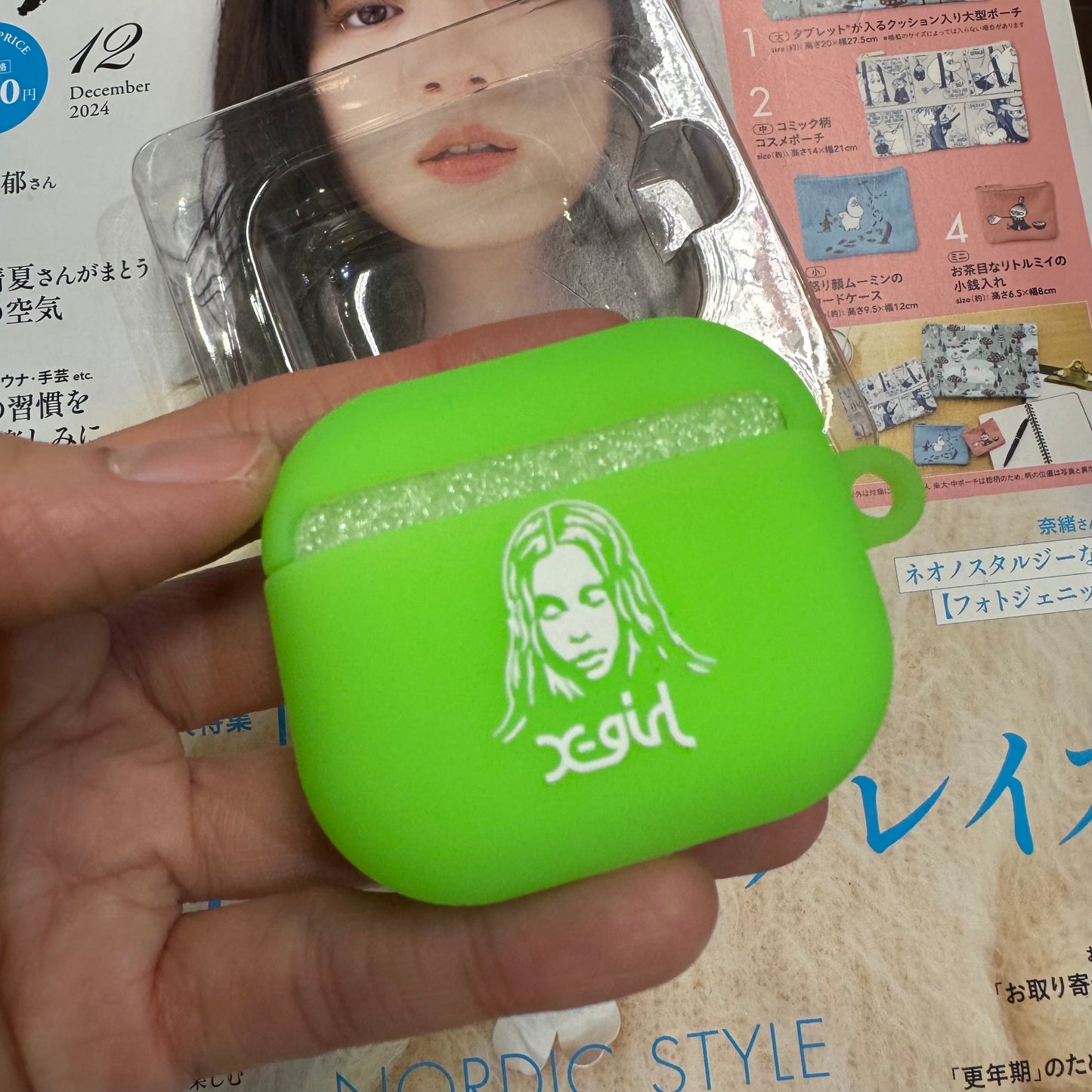 X-Girl Light Green 3rd Generation AirPods Case