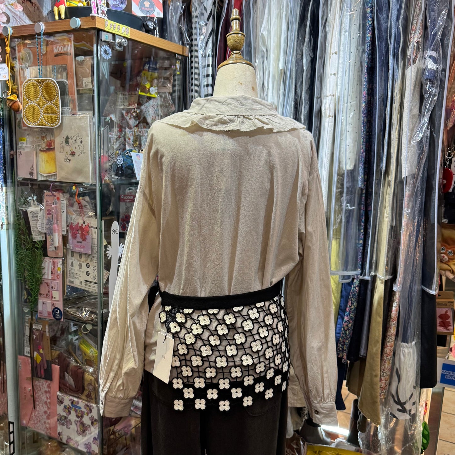 Sale- Mizuiro Ind Ruffles Shirt, 2 Colors, made in Japan