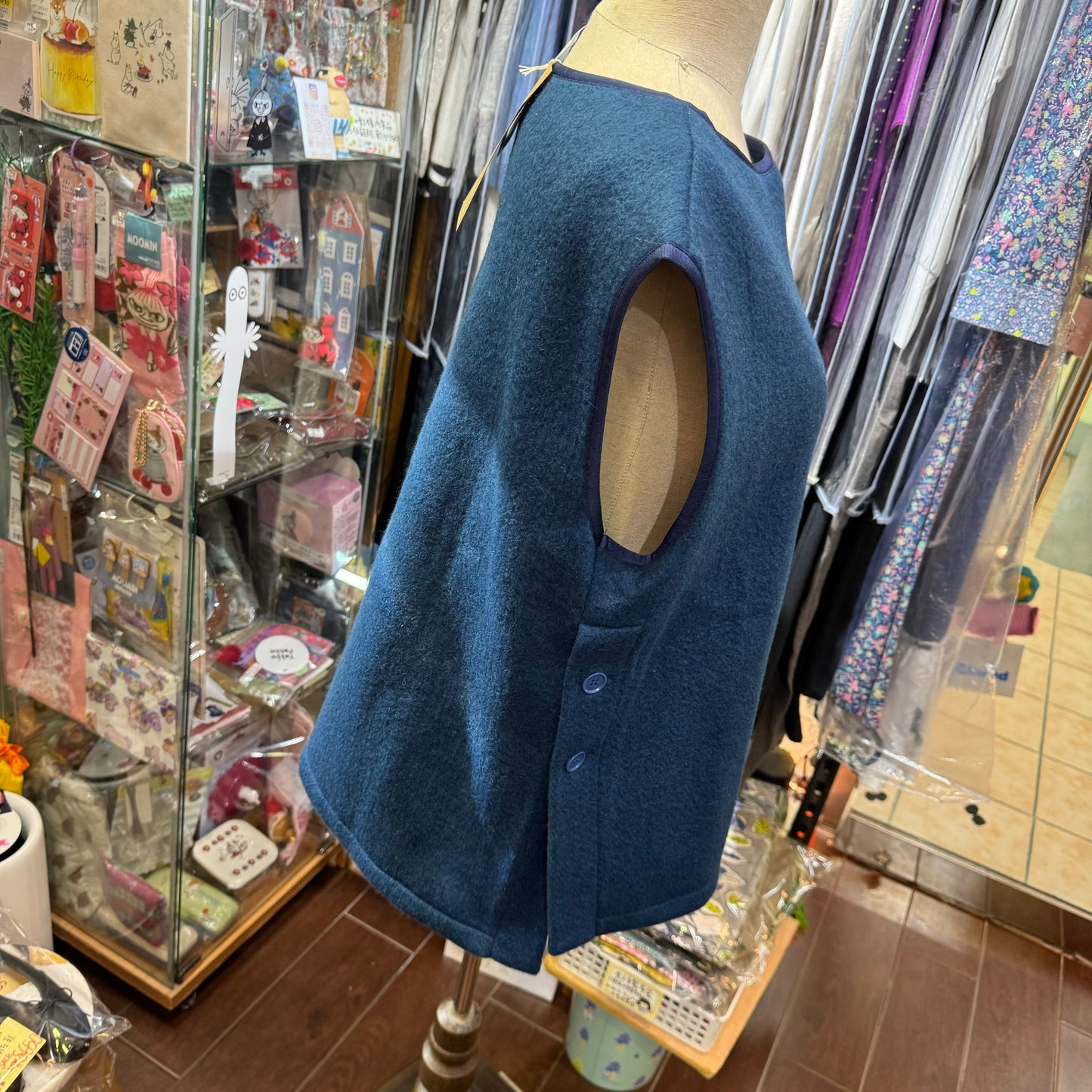 EXTRA20- (g) Shaggy Vest, 2 Colors, made in Japan