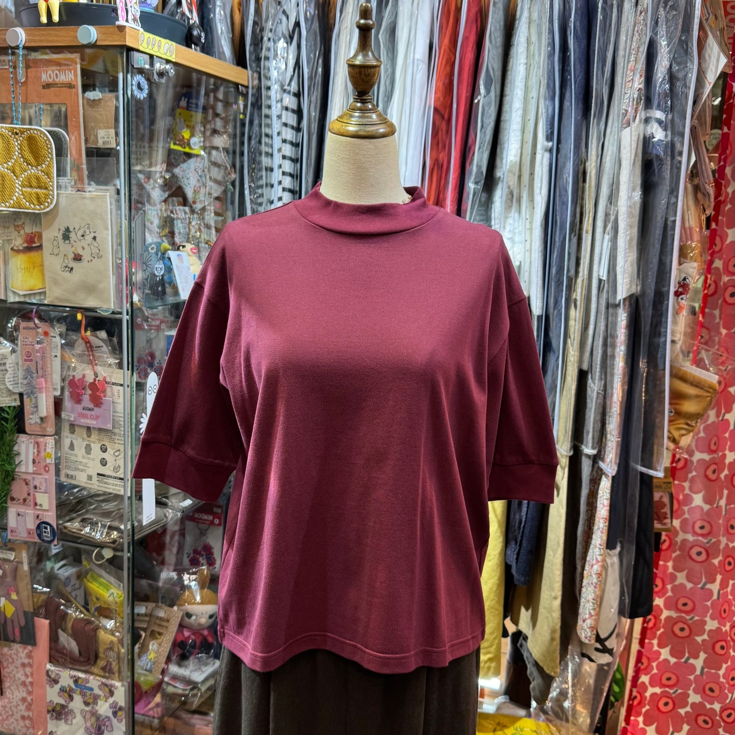 Diaries Wine T-shirt, made in Japan