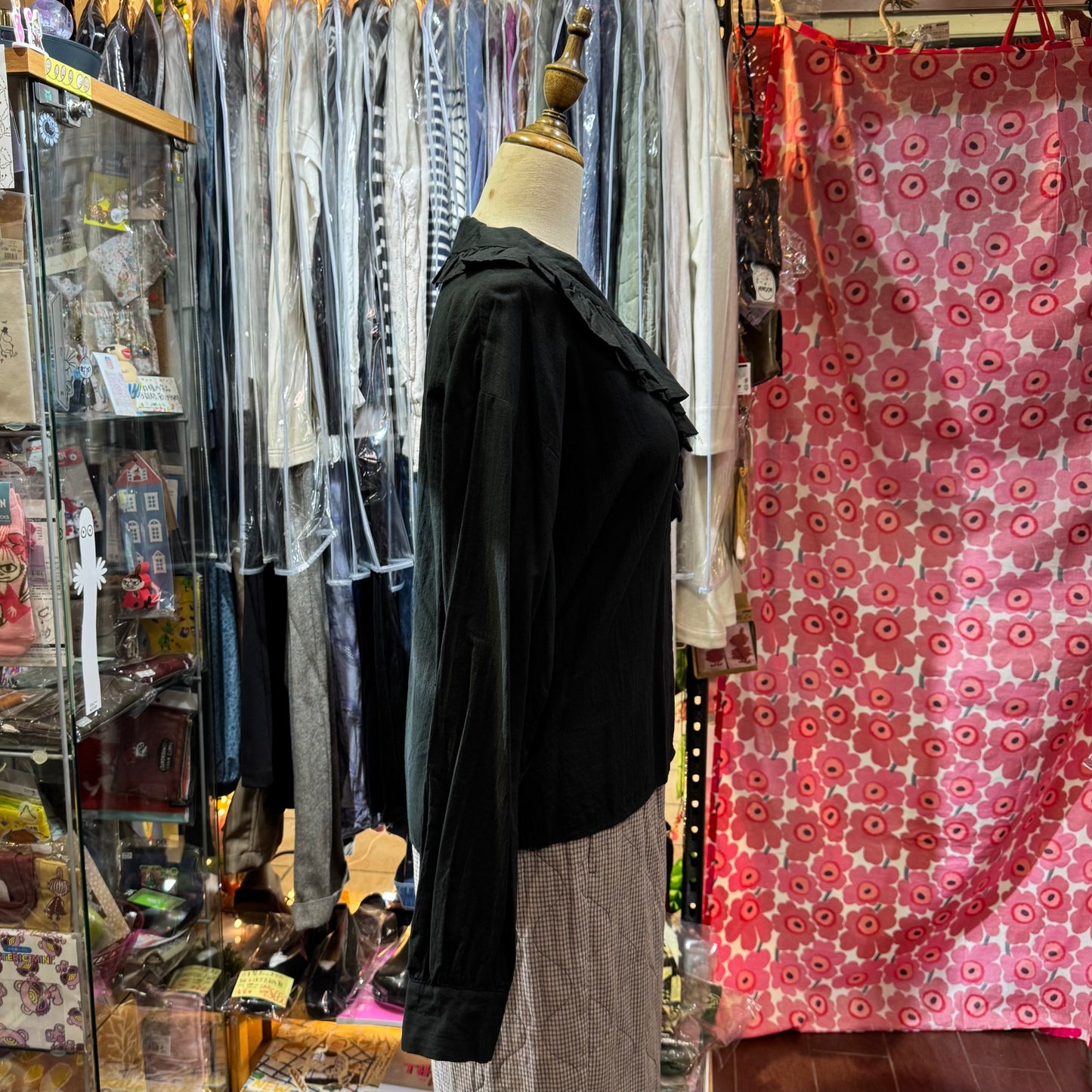 Sale- Mizuiro Ind Ruffles Shirt, 2 Colors, made in Japan