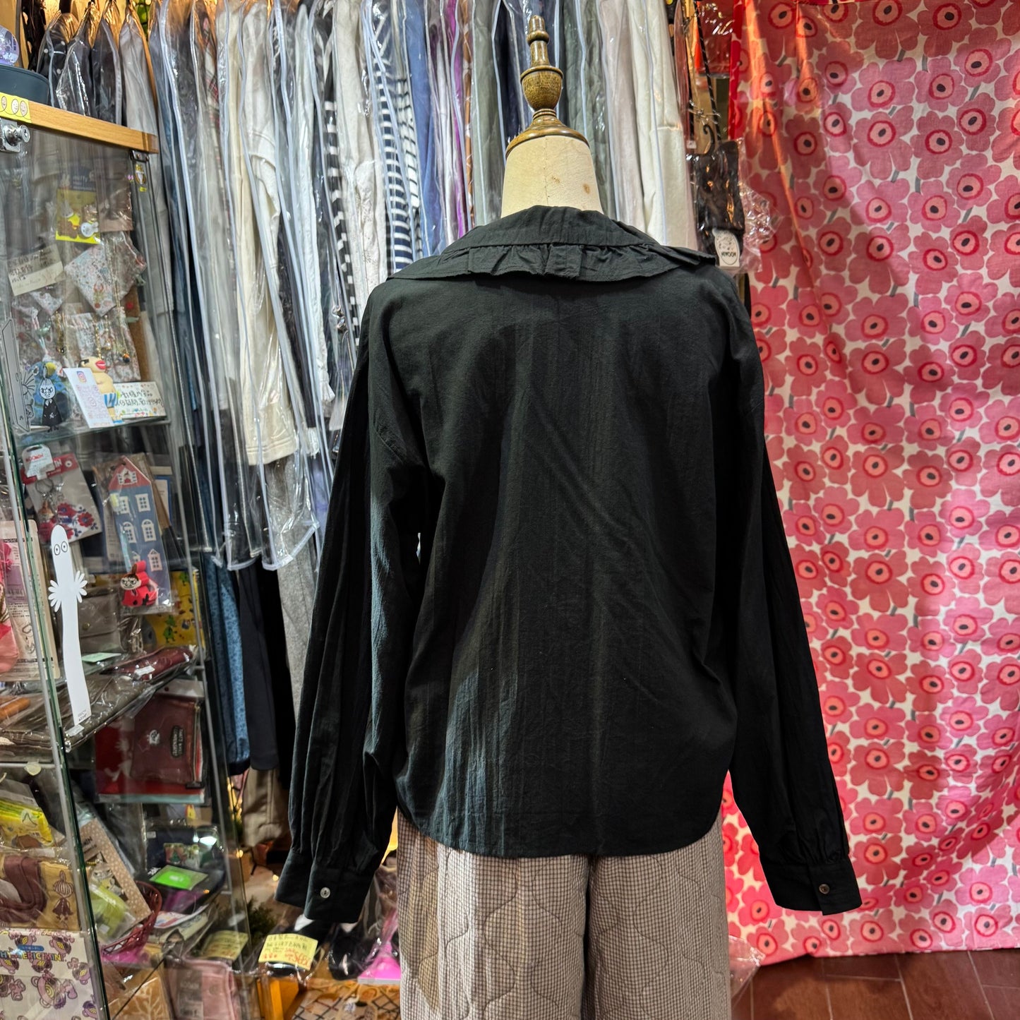Sale- Mizuiro Ind Ruffles Shirt, 2 Colors, made in Japan