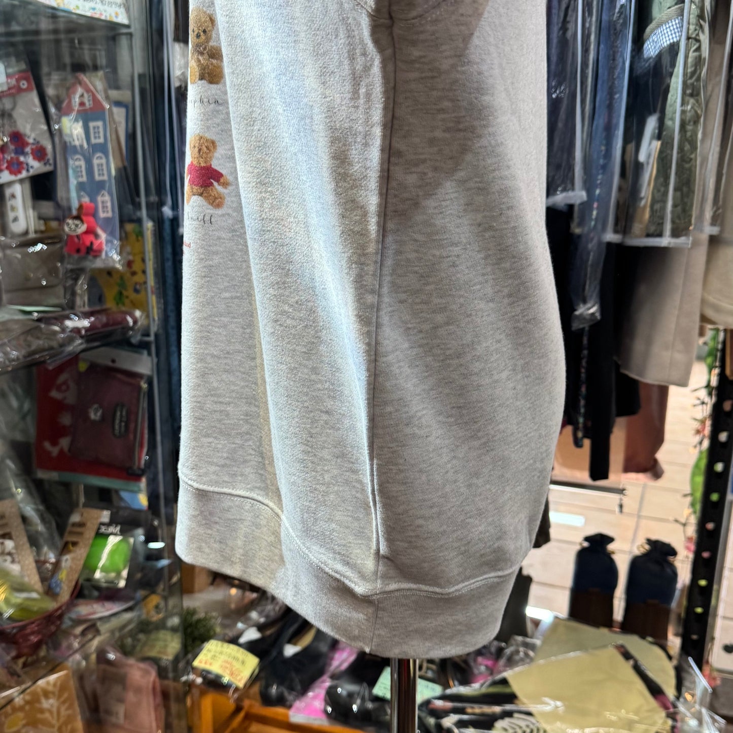 Sale- Fig London Bears Grey Sweater, made in Vietnam