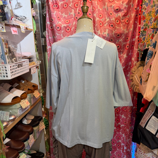 Laiterie Light Blue T-shirt, made in Japan