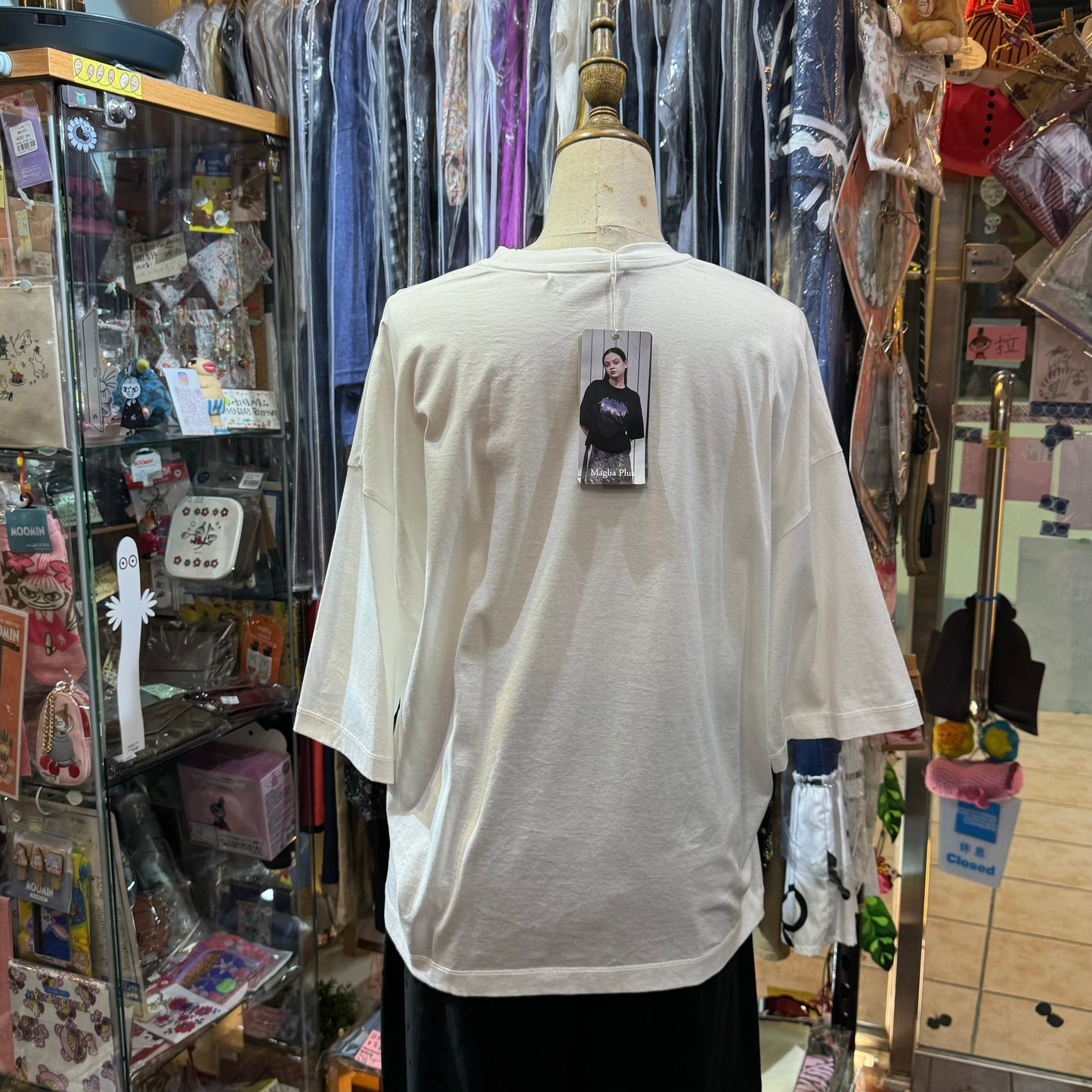 EXTRA20- Maglia Plus White T-shirt, made in Japan