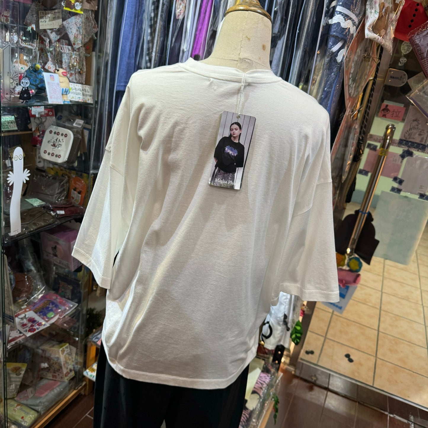 EXTRA20- Maglia Plus White T-shirt, made in Japan