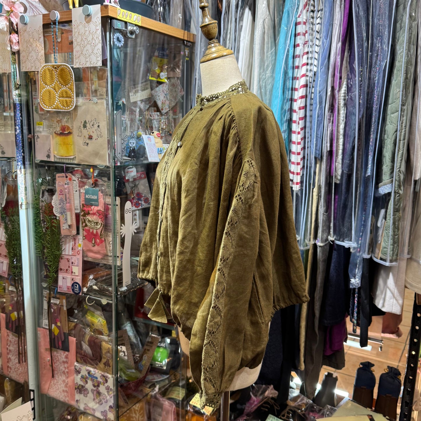 EXTRA20- TSUHARU Forest Lace Shirt, made in India