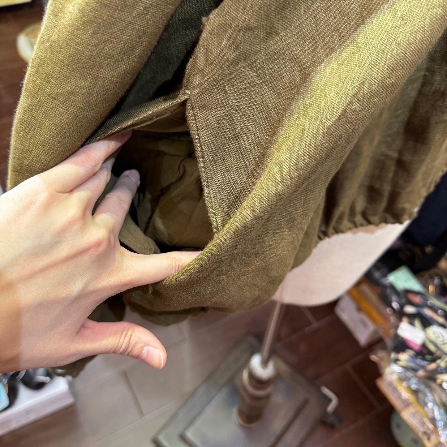 EXTRA20- TSUHARU Forest Lace Shirt, made in India