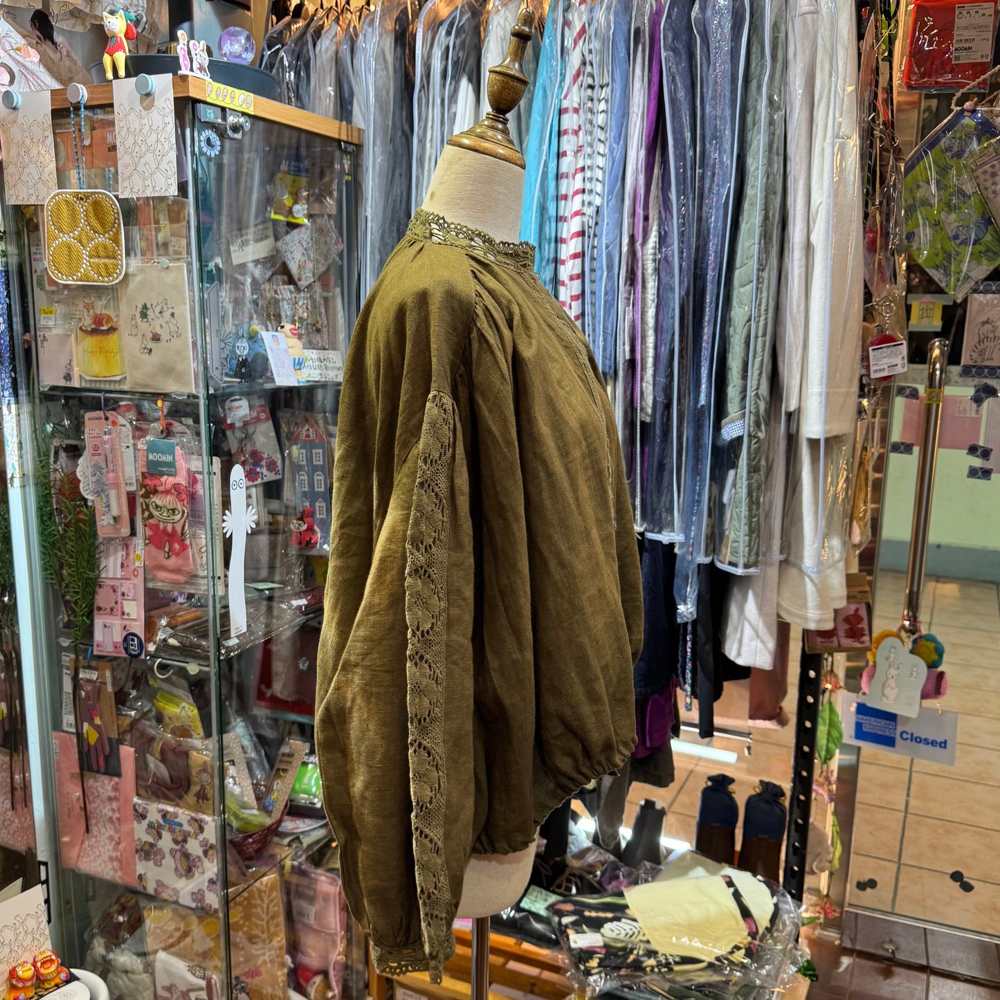 EXTRA20- TSUHARU Forest Lace Shirt, made in India