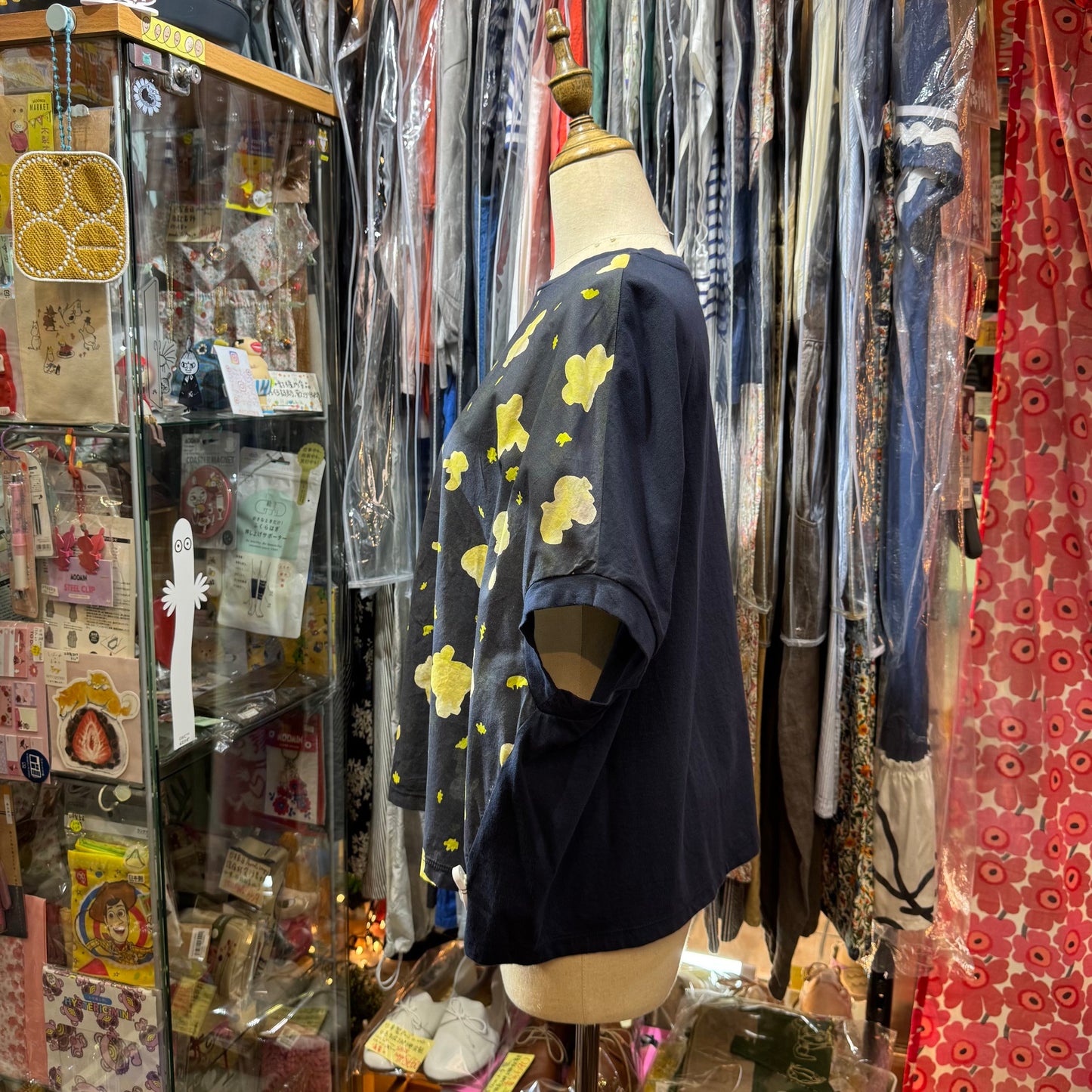 VM Floral Navy Top, made in Japan