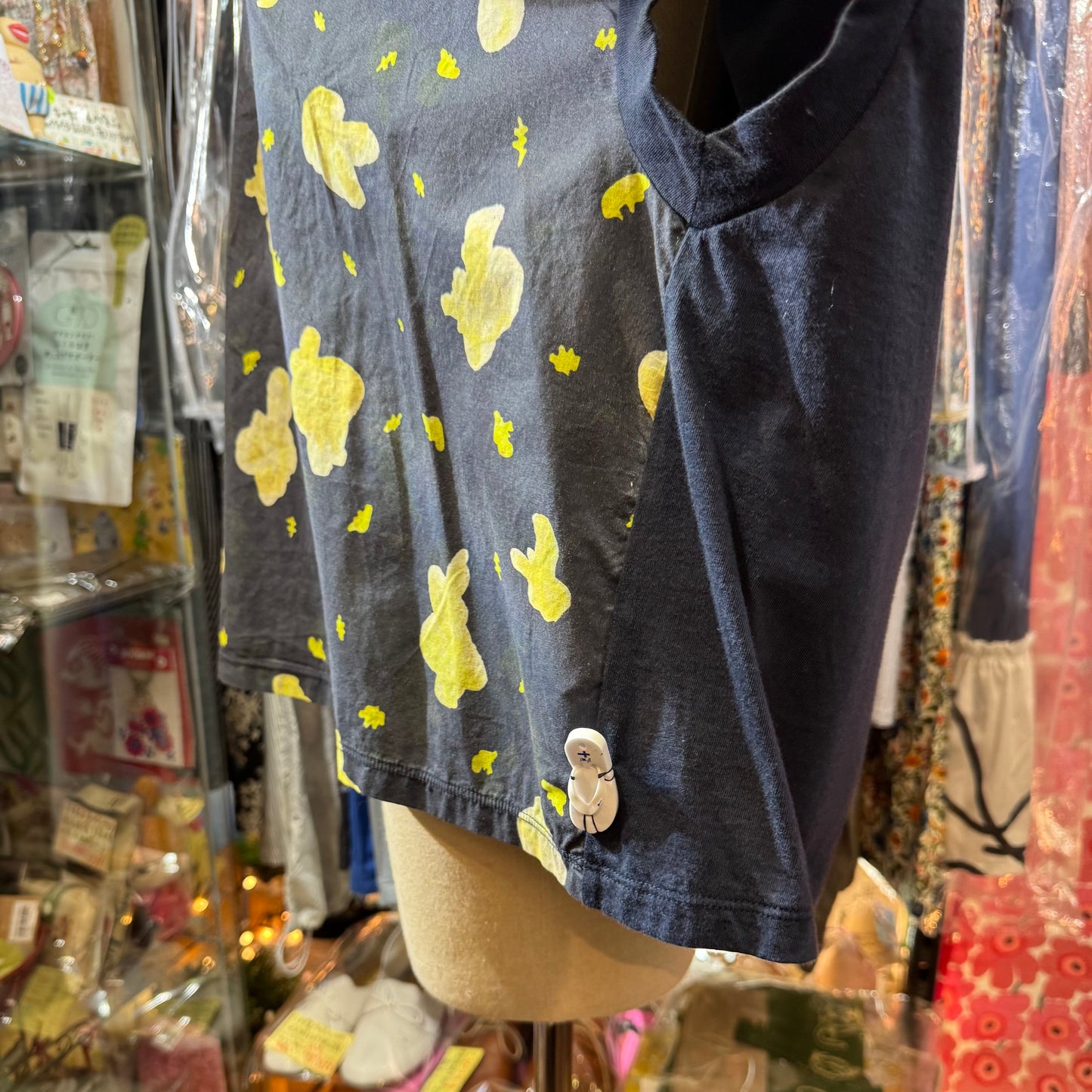 VM Floral Navy Top, made in Japan