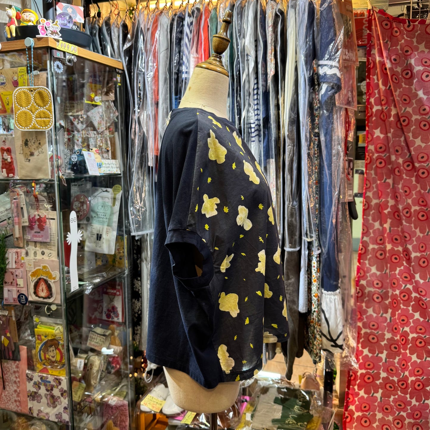 VM Floral Navy Top, made in Japan