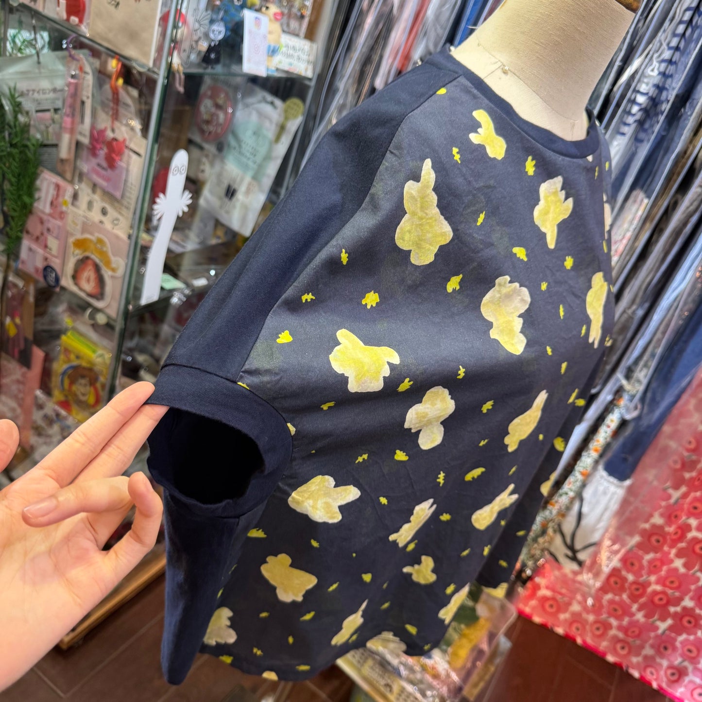 VM Floral Navy Top, made in Japan