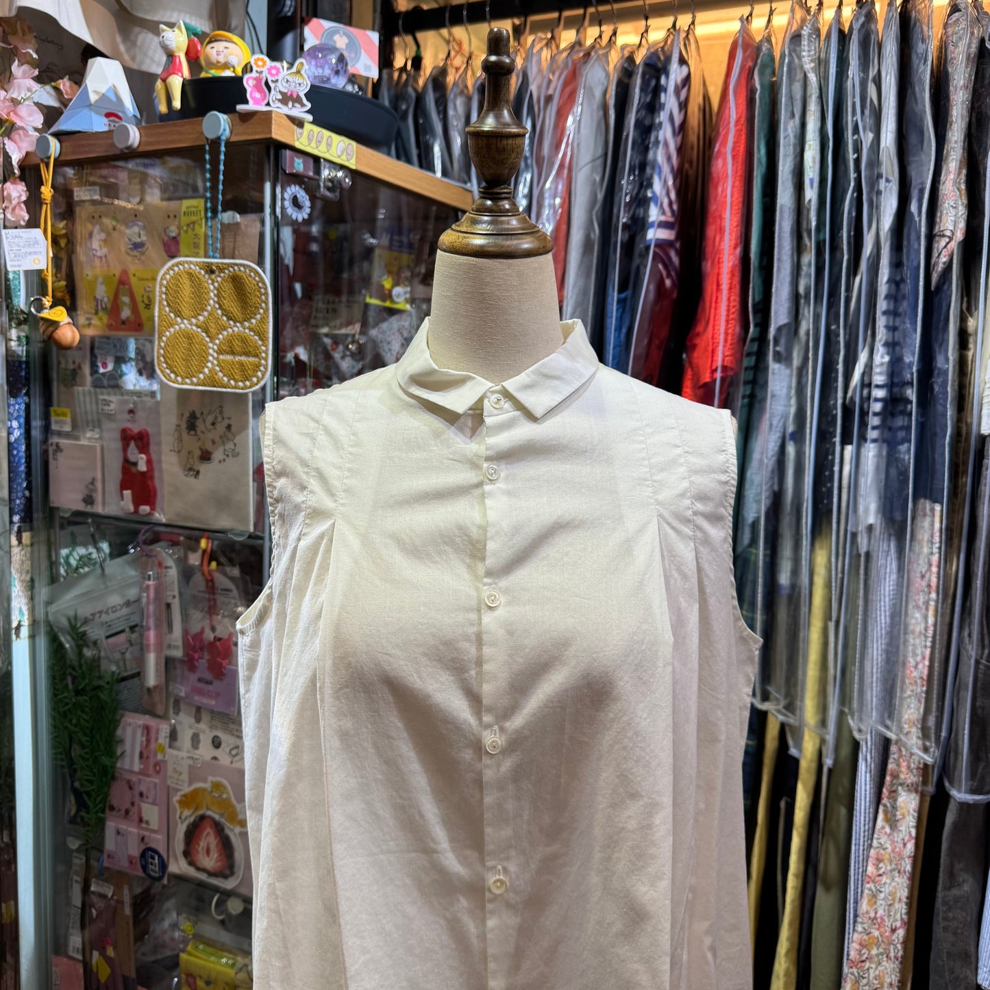 VM White Vest Top, made in Japan